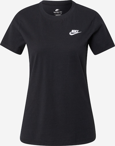 Nike Sportswear Skjorte i svart / hvit, Produktvisning
