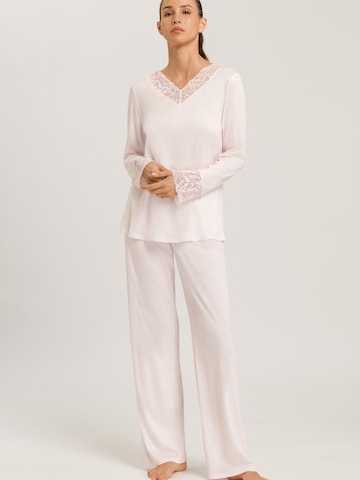 Pyjama ' Elia ' Hanro en rose : devant