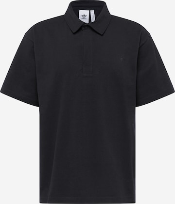 ADIDAS ORIGINALS Poloshirt 'Premium Essentials' in Schwarz: predná strana