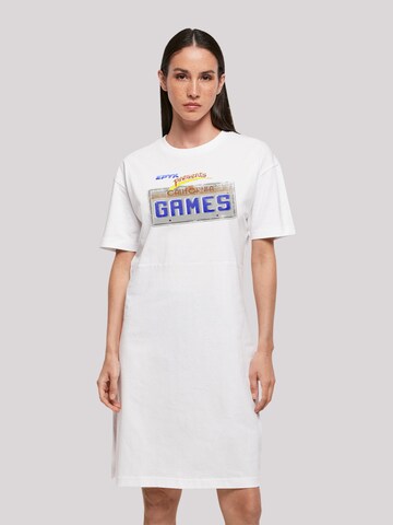 Robe 'CALIFORNIA GAMES' F4NT4STIC en blanc : devant