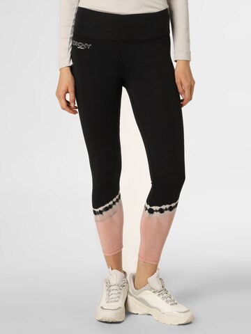 DKNY Skinny Leggings in Black: front