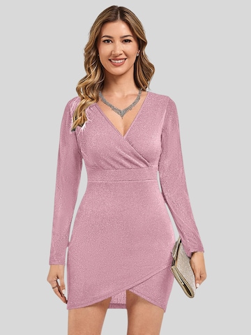LapaPlus Cocktailklänning 'Women Dress' i rosa: framsida