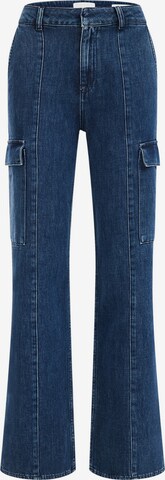 WE Fashion Flared Jeans in Blue: front