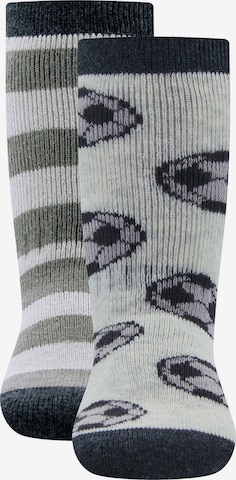EWERS Socks 'Fußball' in Grey: front