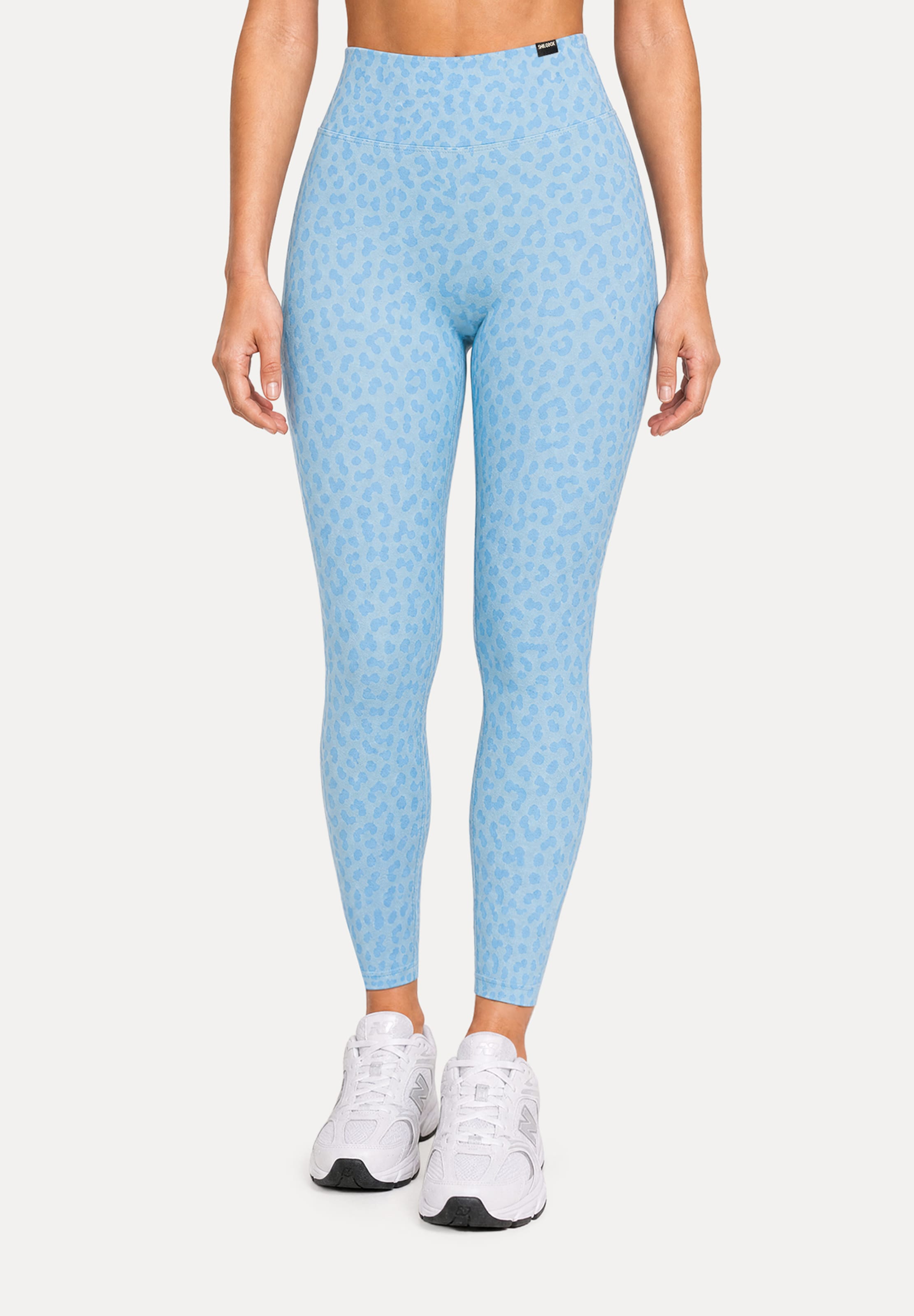 Skinny Leggings ' Velvara ' Smilodox en bleu
