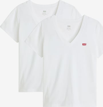LEVI'S ® T-Shirt 'Perfect V-Neck Tee (2-Pack)' in Weiß: Vorderseite