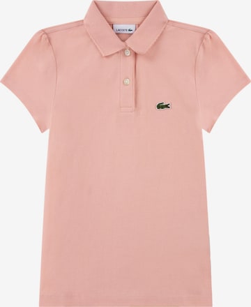 T-Shirt LACOSTE en rose : devant