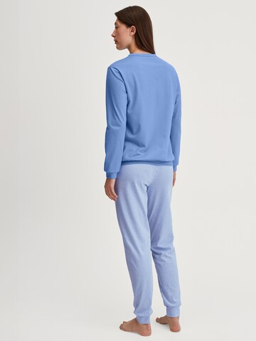CALIDA Pyjama in Blau