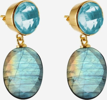 Gemshine Ohrringe in Blue: front