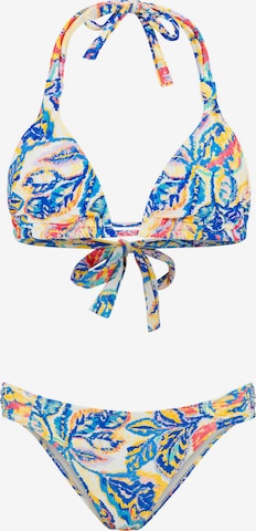 Shiwi Kolmio Bikini 'Bibi' värissä sininen: etupuoli