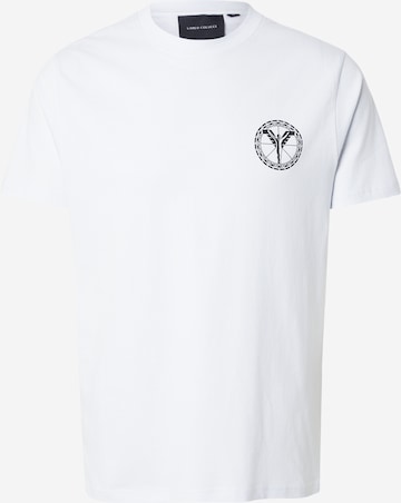 T-Shirt Carlo Colucci en bleu : devant
