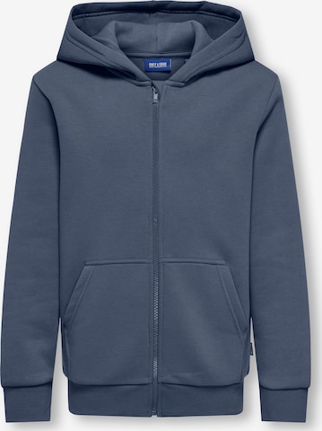 Only & Sons Junior Суичъри с качулка 'OSJCERES' в синьо: отпред