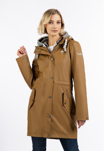 Manteau fonctionnel 'Altiplano' Schmuddelwedda en beige : devant