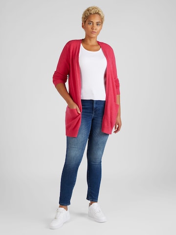 EVOKED Gebreid vest 'Ril' in Roze