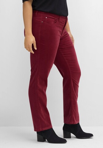 SHEEGO Regular Broek in Rood