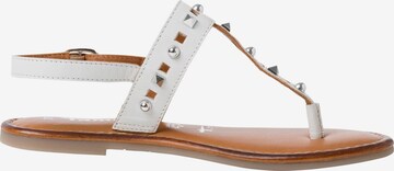 TAMARIS T-Bar Sandals in White