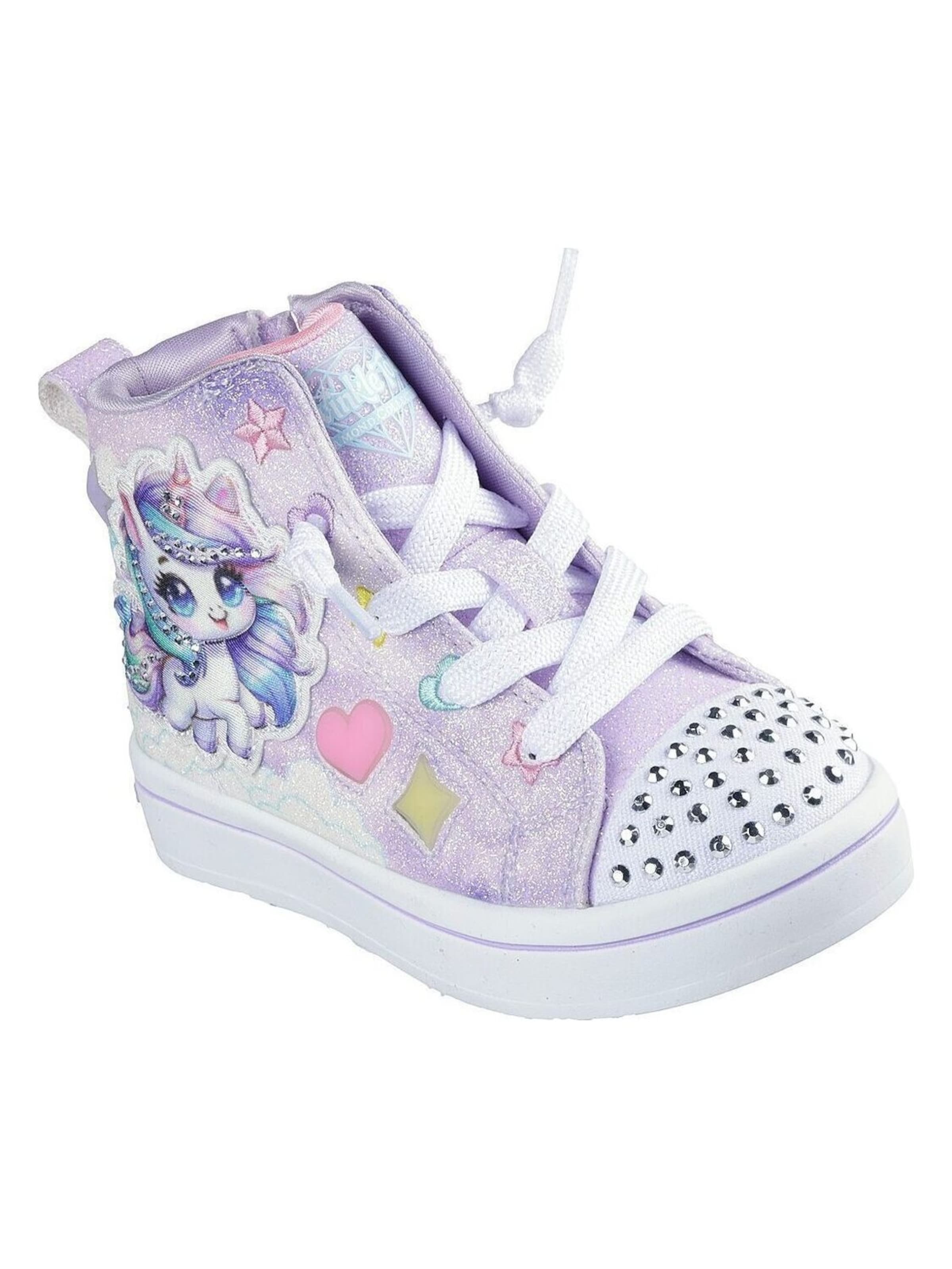 SKECHERS Sports shoe 'Skechers S Lights-twi-lites 2.0-unico' in Purple: front