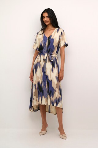 Robe-chemise 'Beathe' Kaffe en beige : devant