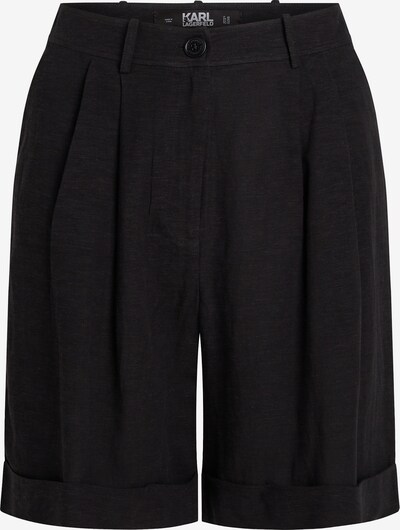 Karl Lagerfeld Plissert bukse i svart, Produktvisning