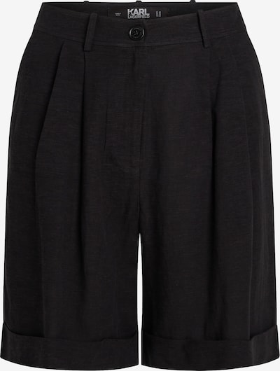 Pantaloni cutați Karl Lagerfeld pe negru, Vizualizare produs
