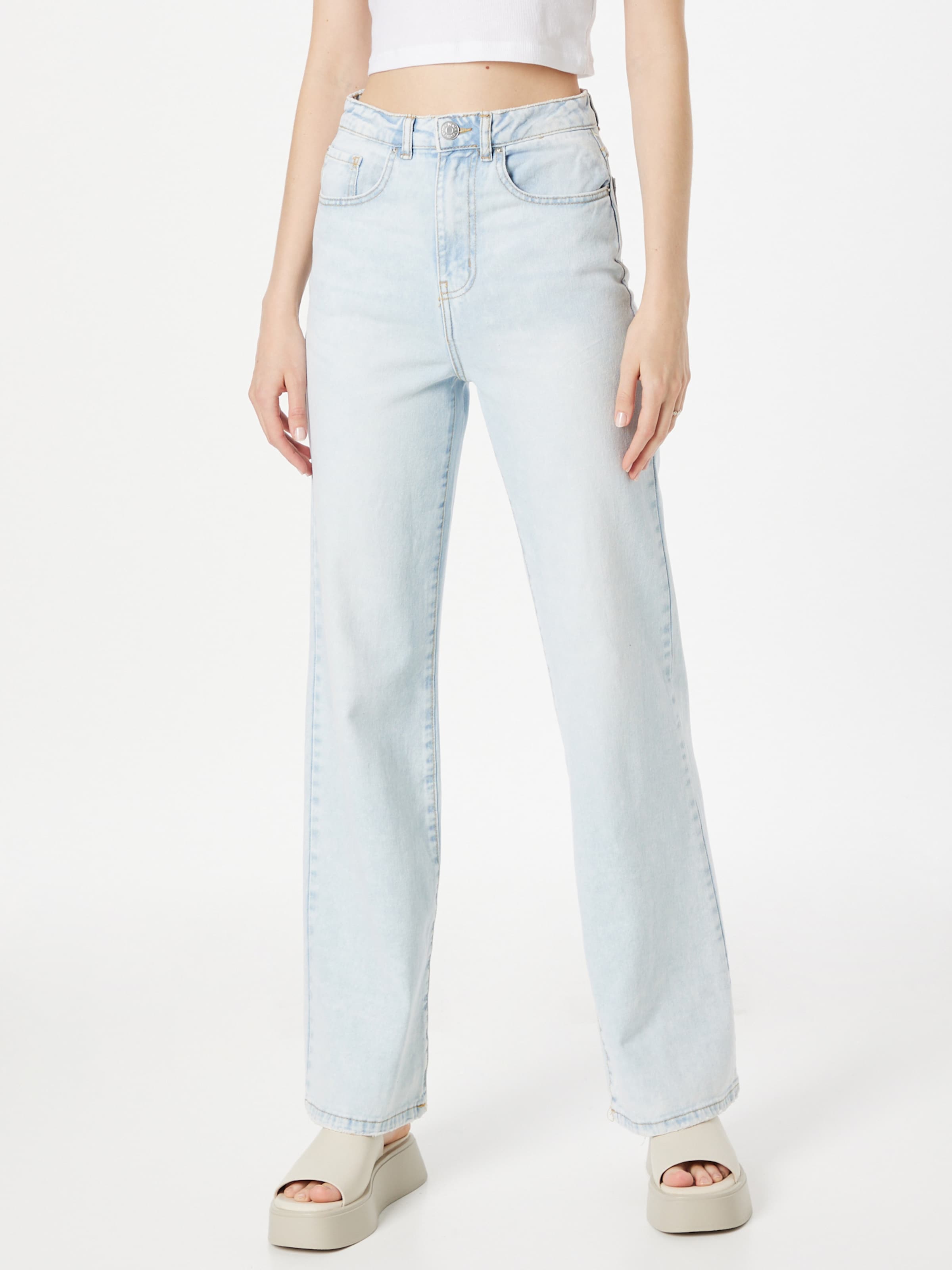 Dorothy Perkins Wide leg Jeans in Blue Denim ABOUT YOU