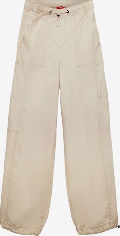 Pantalon cargo ESPRIT en beige : devant