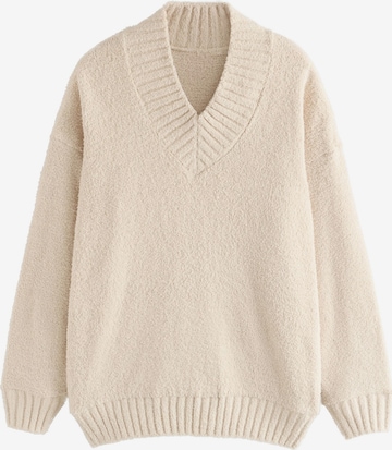 Next Mikina – béžová: přední strana