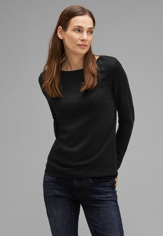 STREET ONE Sweater in Black: front