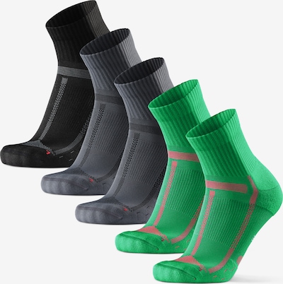 DANISH ENDURANCE Sportsocken in grau / grün, Produktansicht