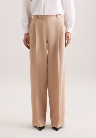 SEIDENSTICKER Regular Trousers 'Uni' in Beige