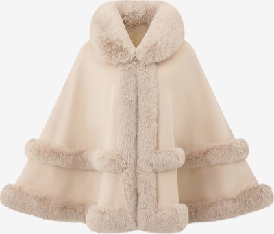 Magicshe Cape 'Winter Cape Poncho mit Kunstfell' in XS-XXL in wollweiß, Produktansicht