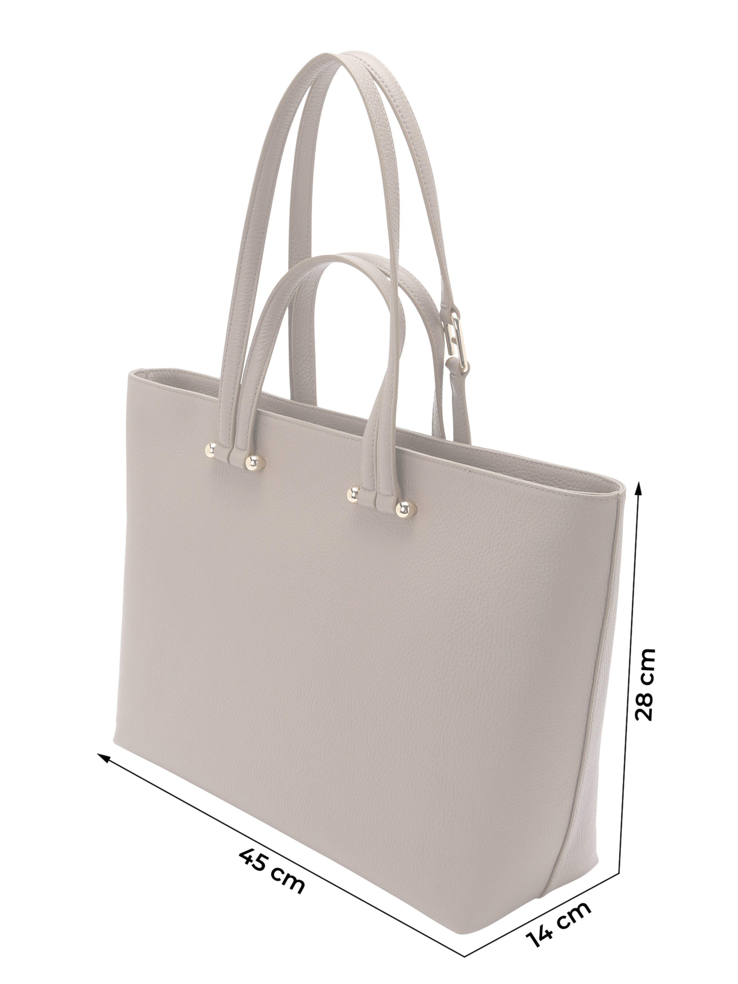 FURLA Nákupní taška 'Duetto' – šedá