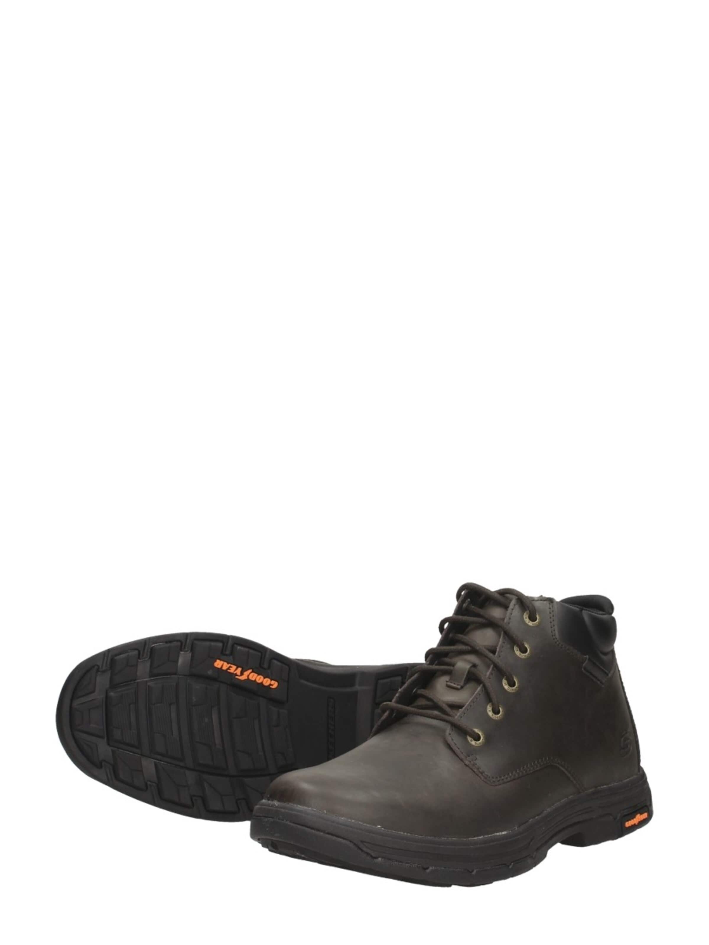 Bottes à lacets 'Relaxed Fit: Segment 2.0 - Brogden' SKECHERS en marron
