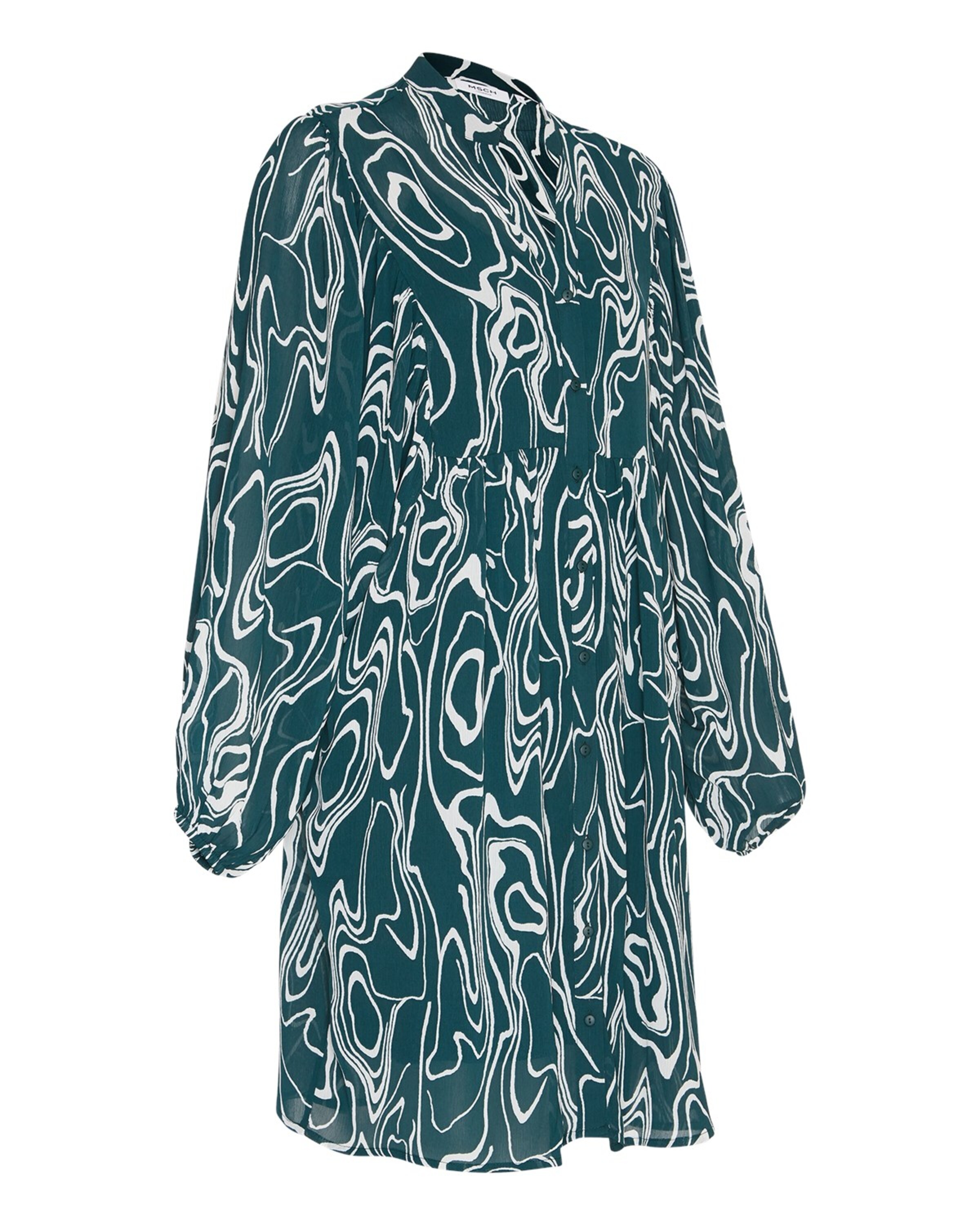 zaļš MSCH COPENHAGEN Blūžkleita