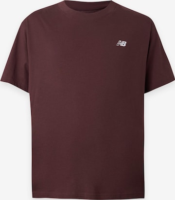 T-Shirt 'Essentials' new balance en marron : devant