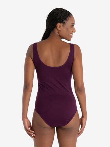 ICEBREAKER Bodysuit 'Queens' in Purple