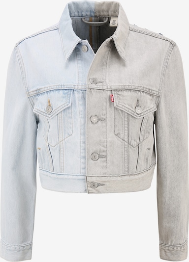 LEVI'S UPCYCLING Jeansjacke 'Trucker Wavvyboi Design' in blau, Produktansicht
