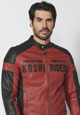 KOROSHI Between-Season Jacket in Red