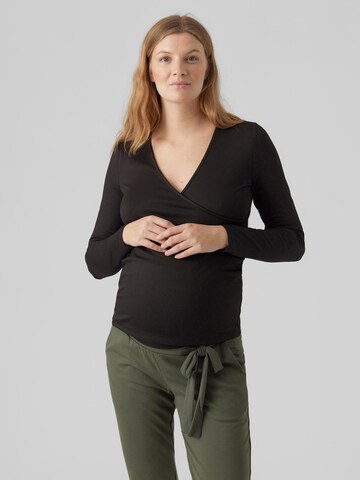 Vero Moda Maternity Shirt 'RIVA' in Black: front