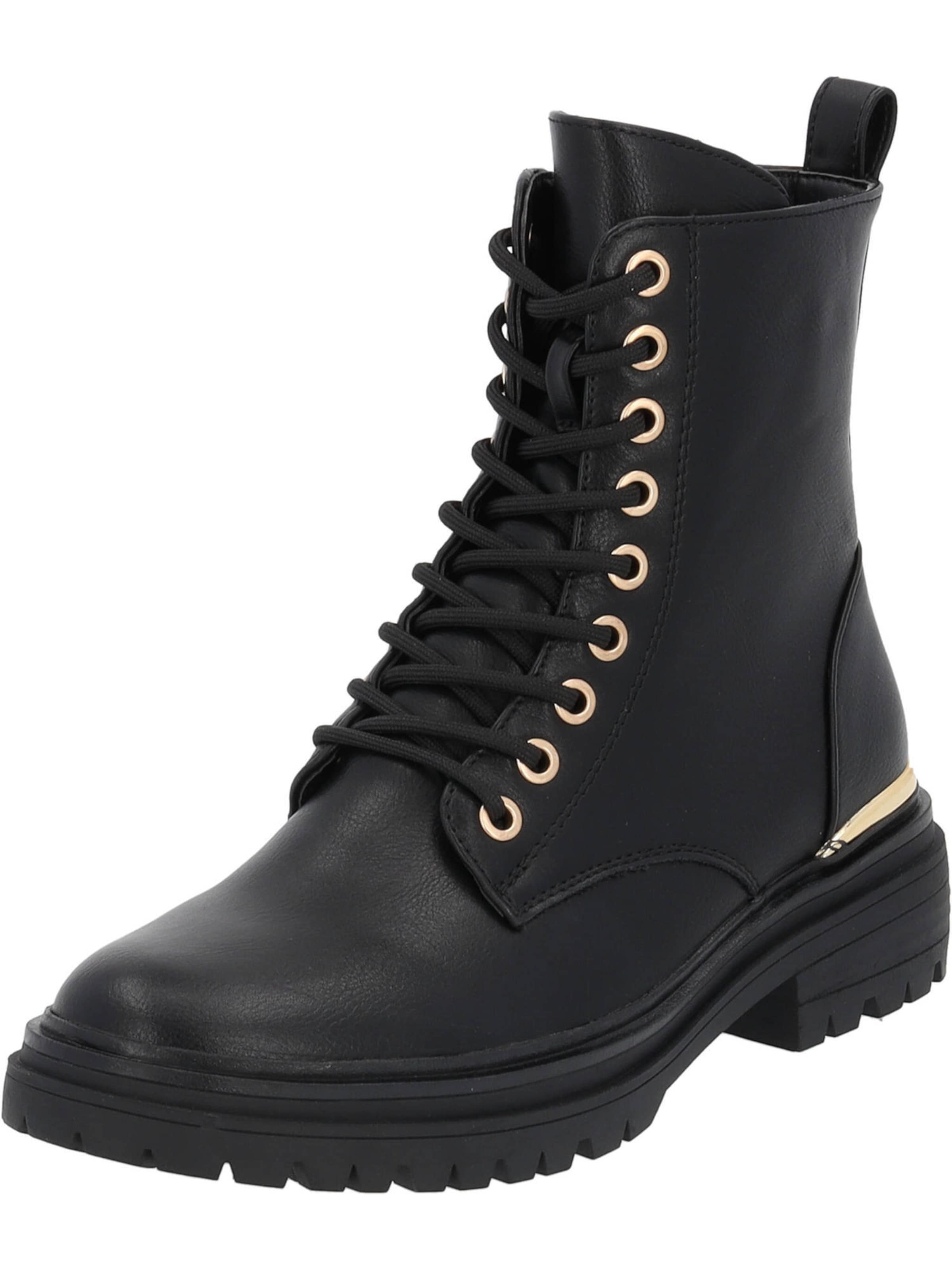 Bottines à lacets 'Tagomago' Palado en noir : devant