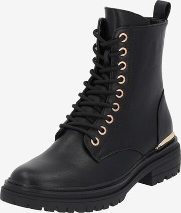 Palado Lace-Up Ankle Boots 'Tagomago' in Black: front