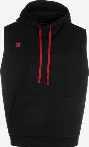 Pull-over de sport WILSON en noir : devant