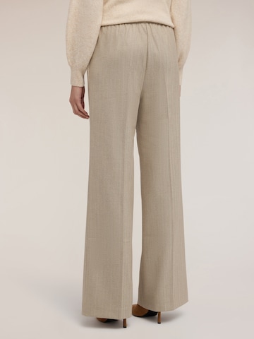 MOTIVI Wide leg Broek in Beige