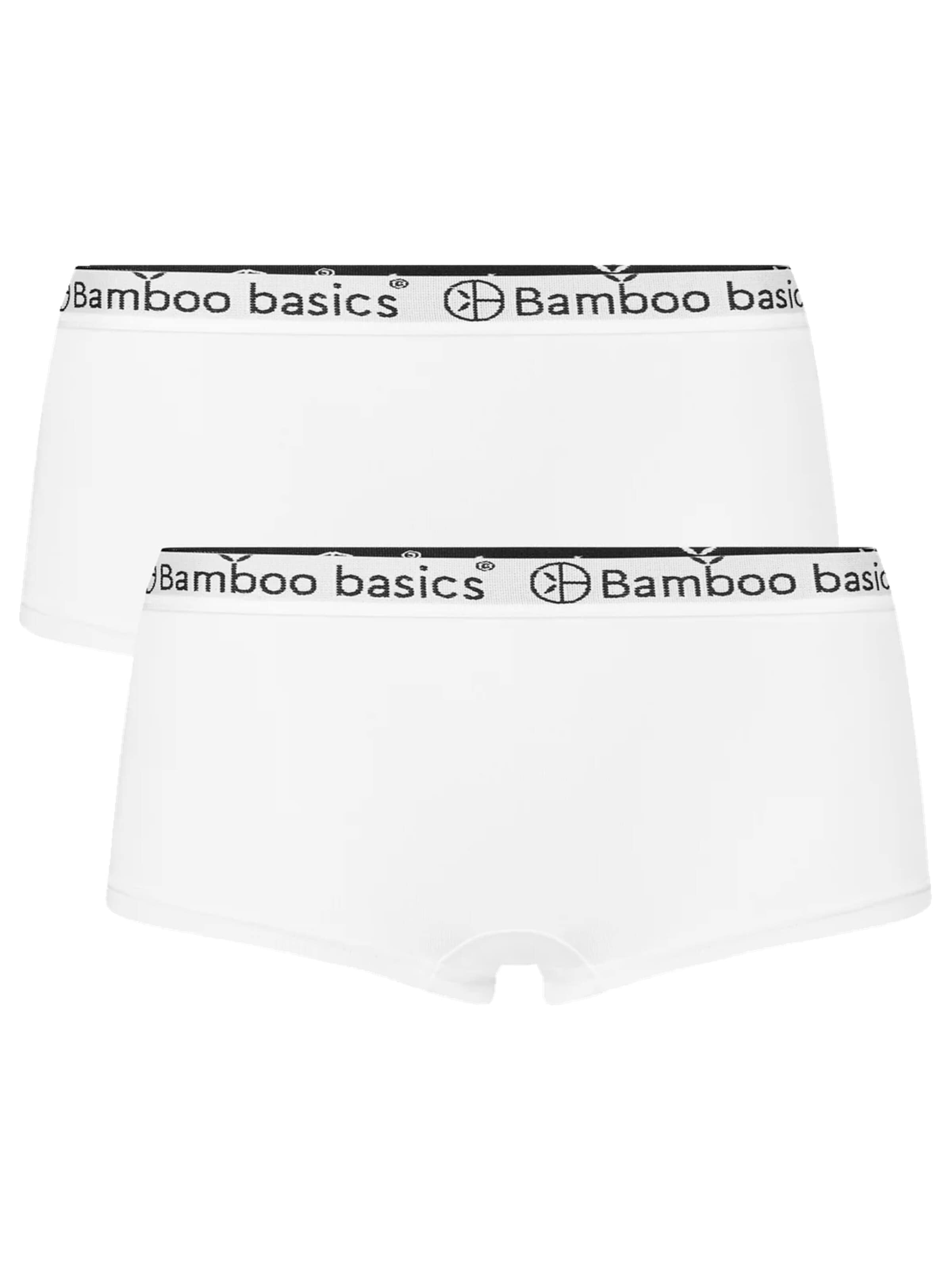 Bamboo basics Slip 'Iris' in Wit: voorkant