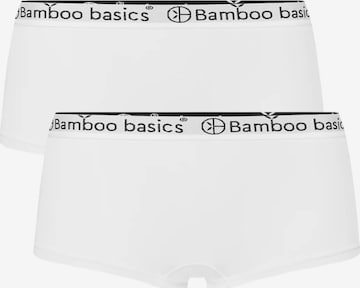 Bamboo basics Slip 'Iris' in Wit: voorkant