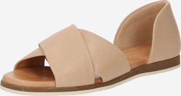 Apple of Eden Sandaal 'CHIUSI' in Beige: voorkant