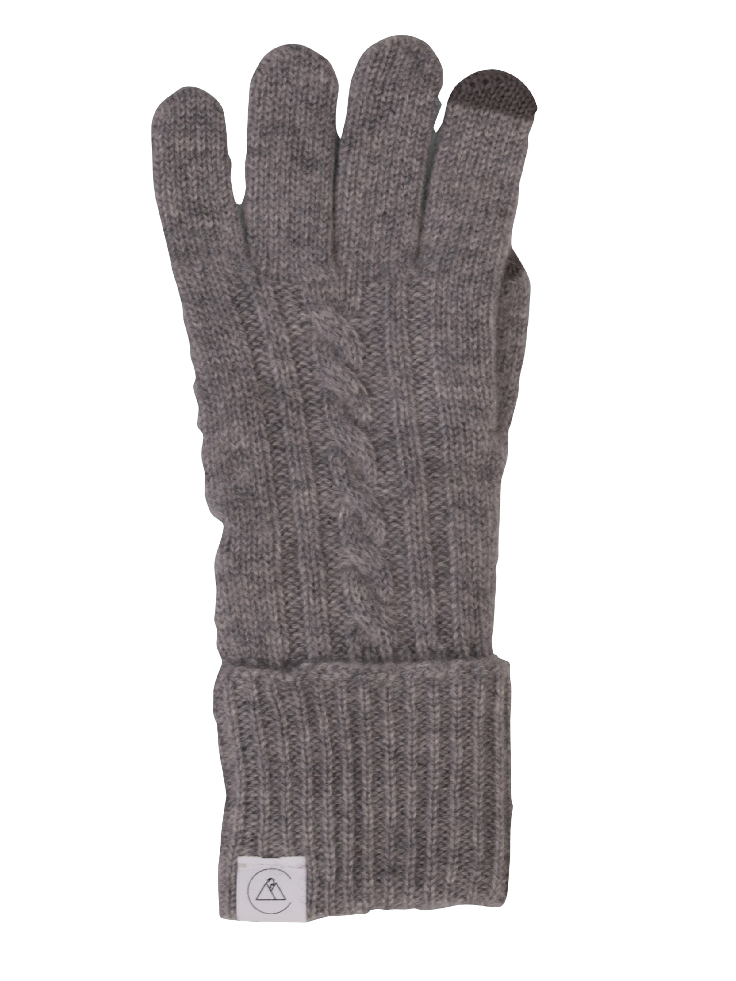 CASH-MERE.CH Kaschmir Fingerhandschuhe in Grau