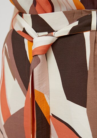 COMMA Wide leg Broek in Bruin