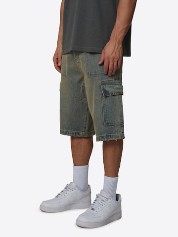 Good For Nothing Loosefit Cargojeans i blå