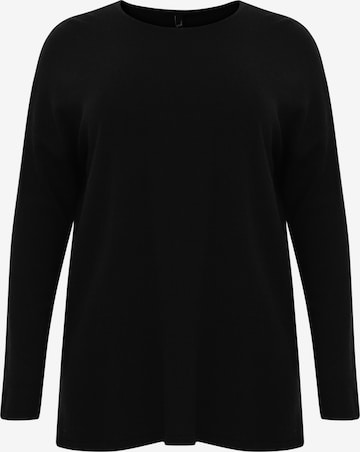 Yoek Sweater in Black: front